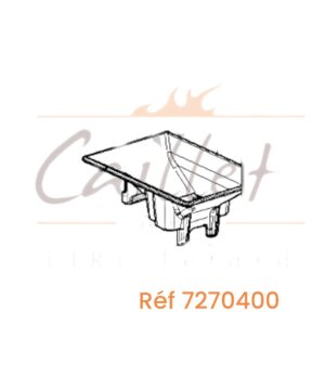 GLISSIÈRE EN FONTE PEINTE