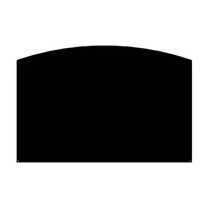 PLAQUE DE SOL DEMI-RONDE L120 H80