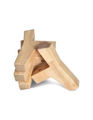 Lot de Pieds en bois pour stockage pellet